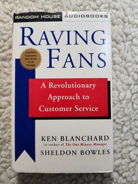 Random House Raving Fans Cassette Ken Blanchard Sheldon Bowles 1993 Abridged